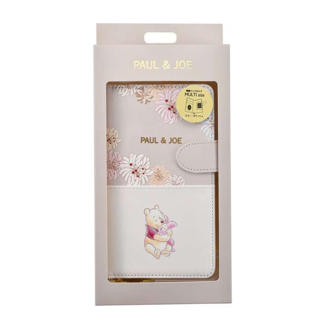 JDS - [PAUL & JOE] Winnie the Pooh & Piglet Multi-device compatible smartphone case/cover Chrysanthemum (Release Date: Feb 25, 2025)