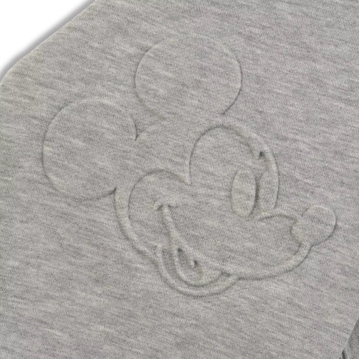 JDS - Magical Label x Mickey Mouse Embossed Standing Pose Grey Long Sleeve Sweatshirt for Adults (Release Date: Feb 25, 2025)
