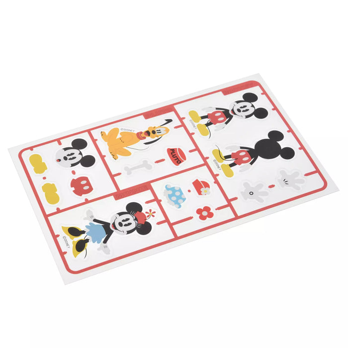 JDS - Sticker Collection x Mickey, Minnie, Pluto "Plastic Model Style" Stickers