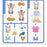 JDS - Sticker Collection x Donald, Daisy, Chip & Dale "Plastic Model Style" Stickers