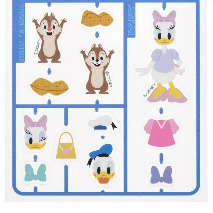 JDS - Sticker Collection x Donald, Daisy, Chip & Dale "Plastic Model Style" Stickers