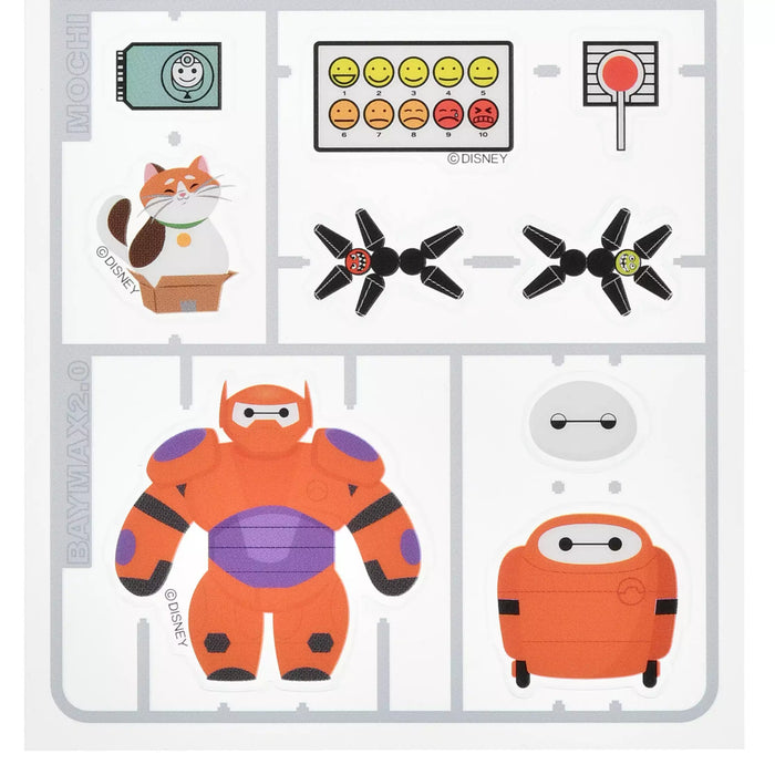 JDS - Sticker Collection x Big Hero 6, Big Hero 6 2.0, Mochi "Plastic Model Style" Stickers