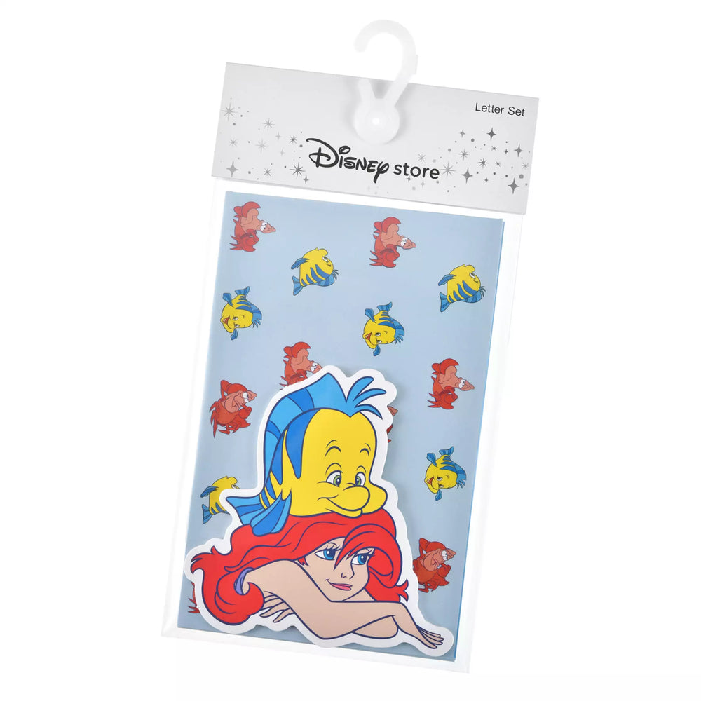 JDS - Ariel, Flounder, Sebastian "Die Cut" Message Card and Envelope Set