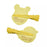 JDS - MAEGAMI Hair Zakka x Winnie the Pooh "Fruit" Color Hair Clip Set