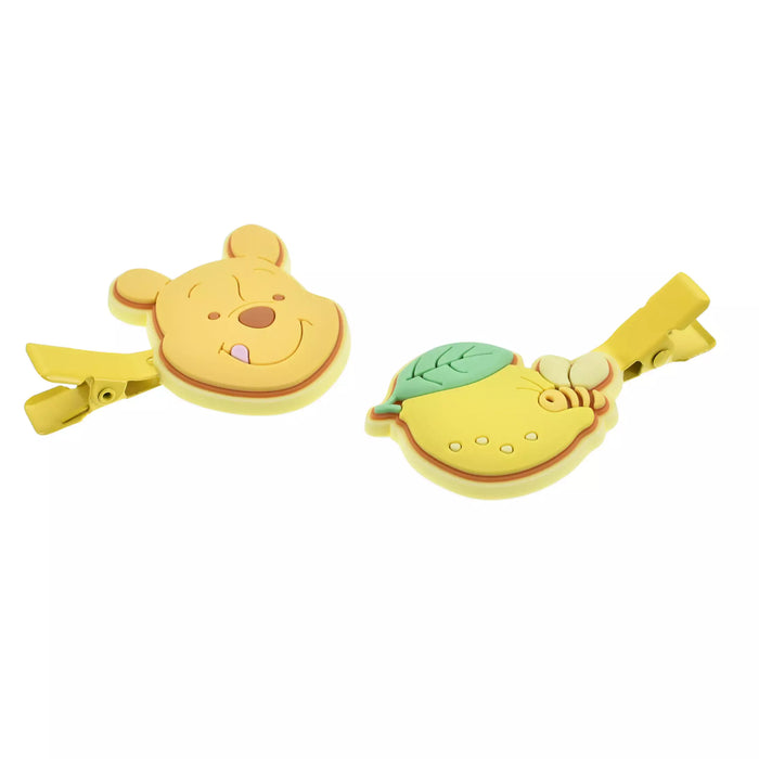 JDS - MAEGAMI Hair Zakka x Winnie the Pooh "Fruit" Color Hair Clip Set