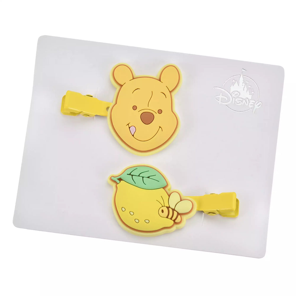 JDS - MAEGAMI Hair Zakka x Winnie the Pooh "Fruit" Color Hair Clip Set