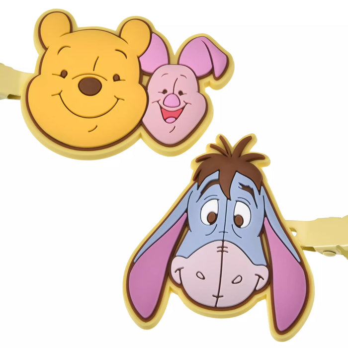 JDS - MAEGAMI Hair Zakka x Winnie the Pooh, Piglet, Eeyore "Color" Hair Clip Set