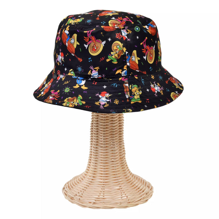 JDS - The Three Caballeros 80th x Donald Duck, Panchito Pistoles & José Carioca Reversible Bucket Hat for Adults (Release Date: Feb 11, 2025)