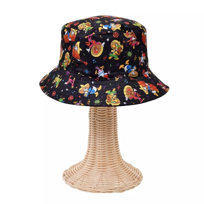 JDS - The Three Caballeros 80th x Donald Duck, Panchito Pistoles & José Carioca Reversible Bucket Hat for Adults (Release Date: Feb 11, 2025)