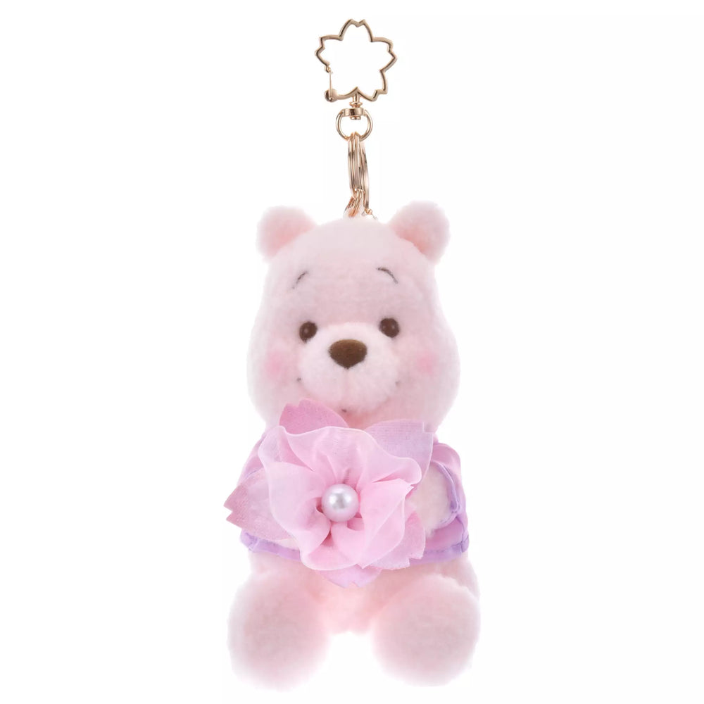 HKDL - Cherry Blossom Sakura 2025 Collection x Winnie the Pooh Plush Keychain