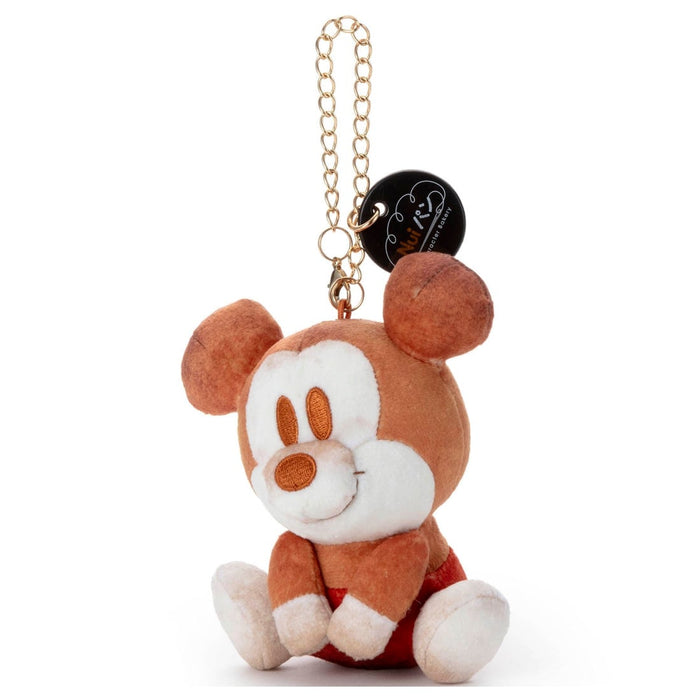 Japan Takara Tomy - Nui Pan Character Bun Mickey Mouse Plush Keychain (Release Date: Feb 15, 2025)