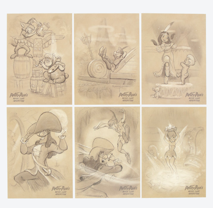 TDR - Fantasy Springs "Peter Pan Never Land Adventure" Collection x Post Cards Booklet