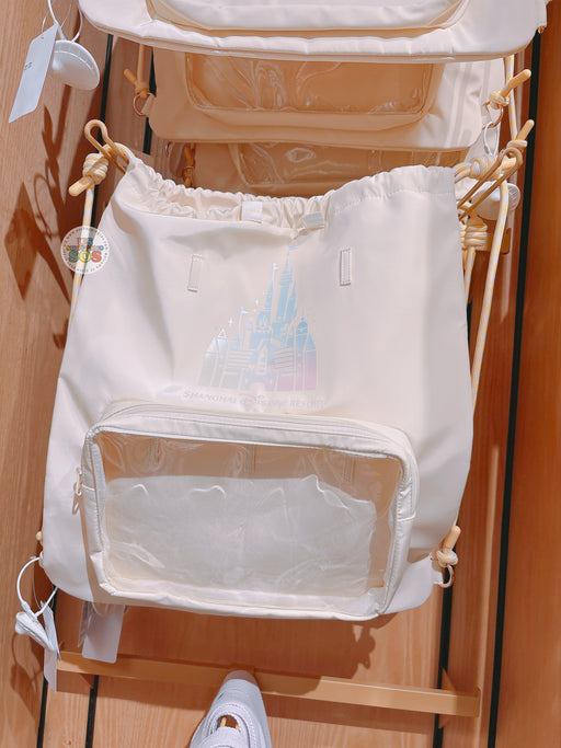 SHDL - Disney Mix 6 Match Collection x Shanghai Disney Castle Drawstring Type with Clear Window Backpack
