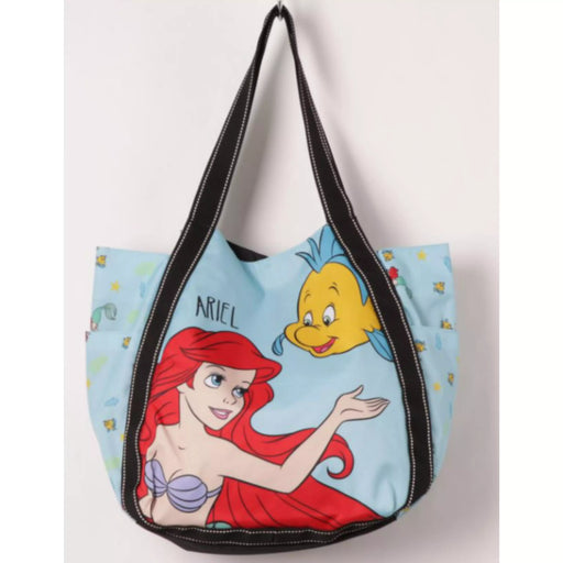 Japan Exclusive - The Little Mermaid Ariel & Flounder Balloon Tote Bag