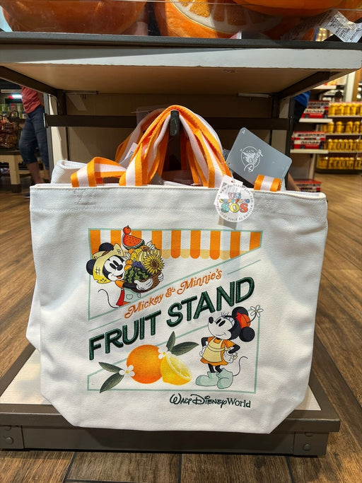 DLR/WDW - Mickey & Minnie's Fruit Stand 2026 - Fruit Stand Tote Bag