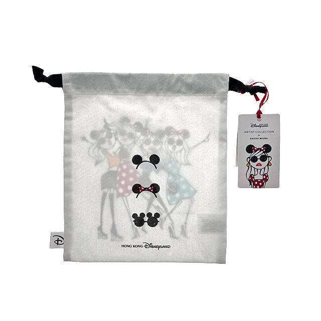 HKDL - 20th Anniversary Artist Collection by Daichi Miura x Disney Castle Drawstring Bag