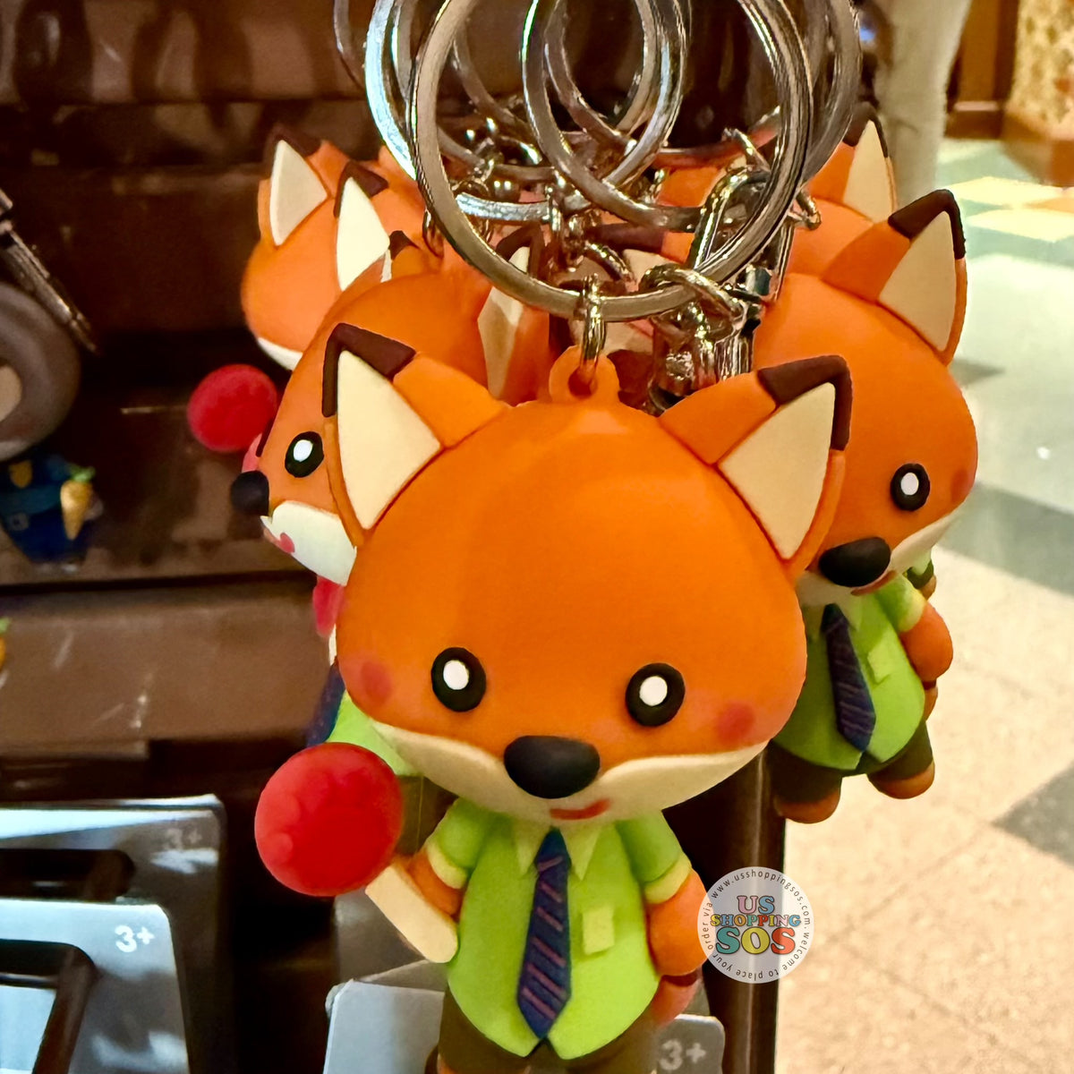 DLR/WDW - Zootopia Nick Wilde Cutie Character Keychain — USShoppingSOS