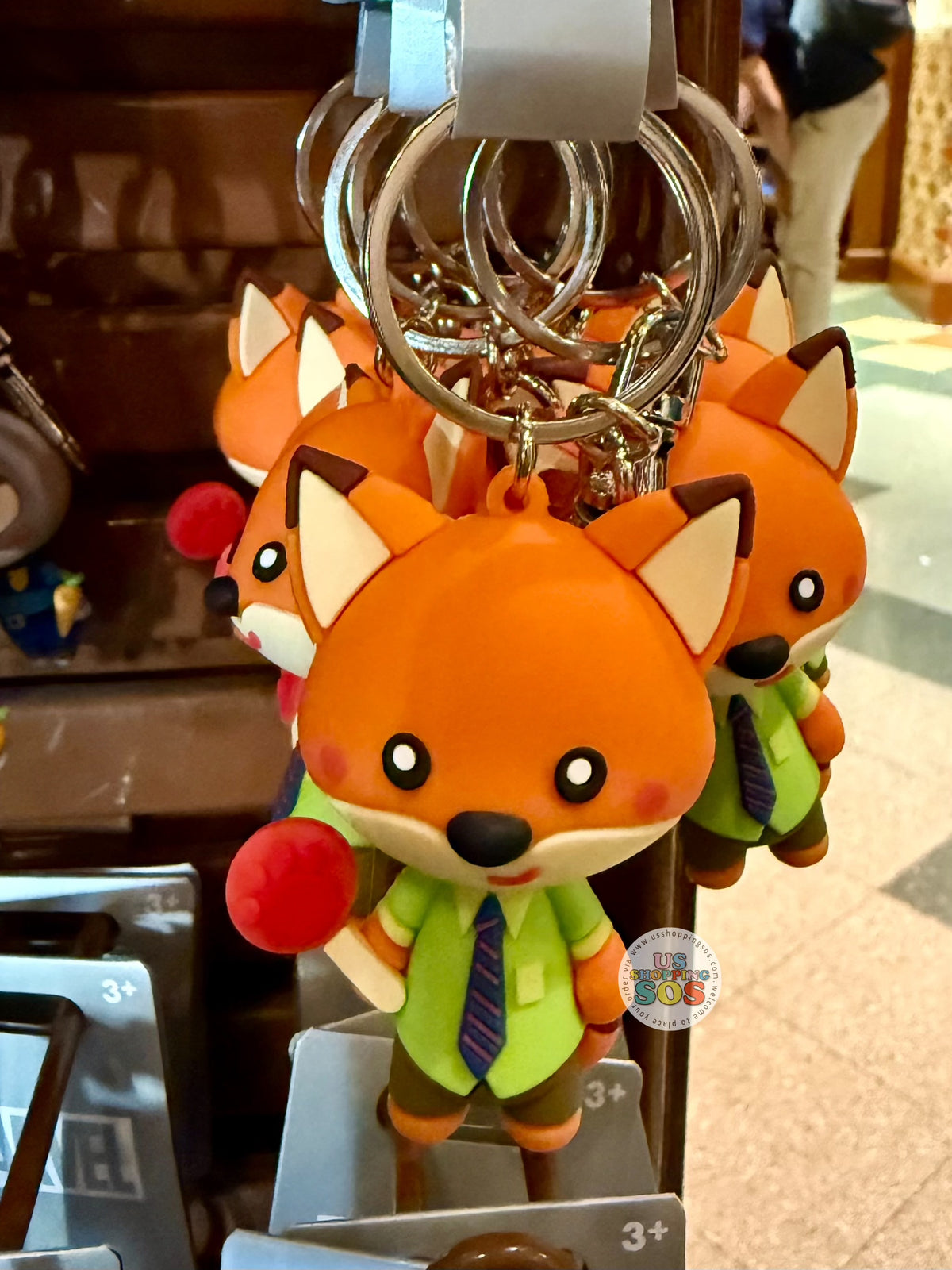 DLR/WDW - Zootopia Nick Wilde Cutie Character Keychain — USShoppingSOS
