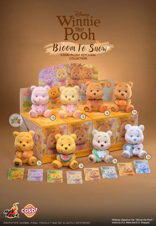 Hot Toy Cosbi - Winnie the Pooh ‘Bloom to Snow’ Plush Keychain Blind Box