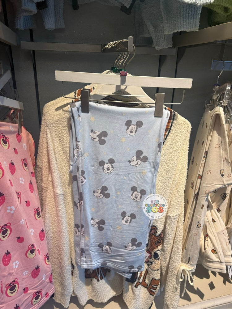 DLR/WDW - Mickey Mouse All-Over-Print Light Blue Lounge Pants (Adult)