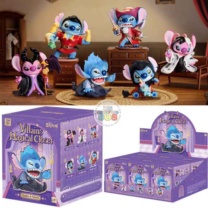 China Exclusive Top Toy - 2026 Stitch Villians Magical Closet Figure Blind Box (Release Date: Sept 4, 2026)