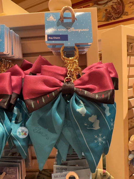 HKDL -  2026 World of Frozen Collection x Elsa Ribbon Bag Charm