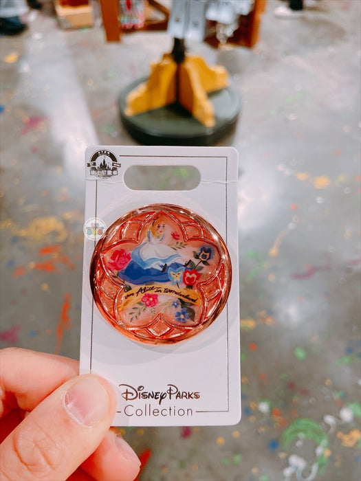 SHDL - Rose Gold Color Frame Pin Badge x Alice in the Wonderland
