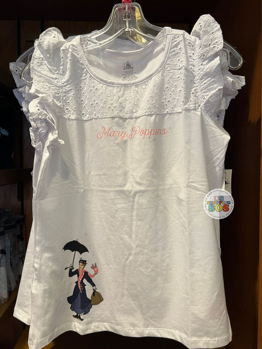 WDW - Epcot World Showcase UK - Mary Poppins White Frill Top (Adult)