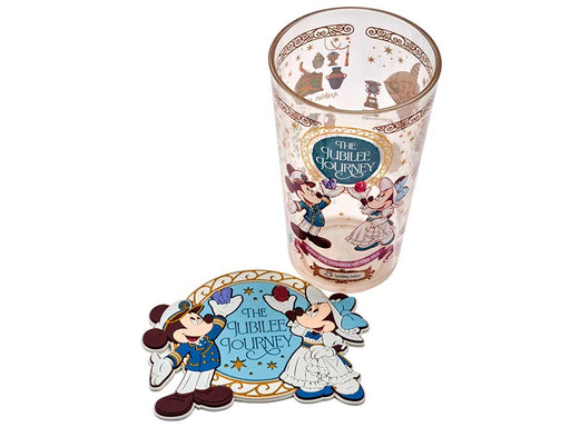 TDR - Tokyo DisneySea 25th Anniversary "The Jubilee Journey" x Mickey & Minnie Mouse Souvenir Tumbler and Coaster Set (Release Date: May 25, 2026)