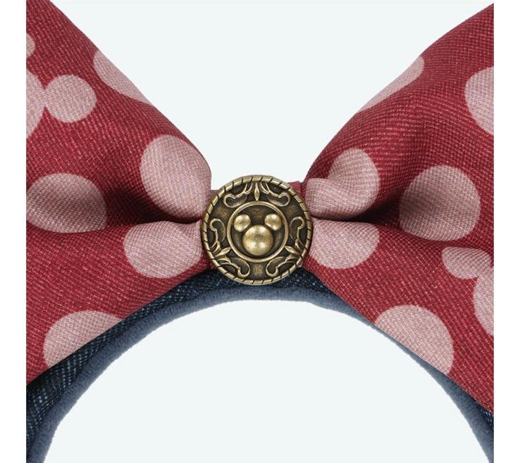 TDR - Vintage Denim Design x Minnie Mouse Ear Headband (Release Date: Jun 5, 2025)