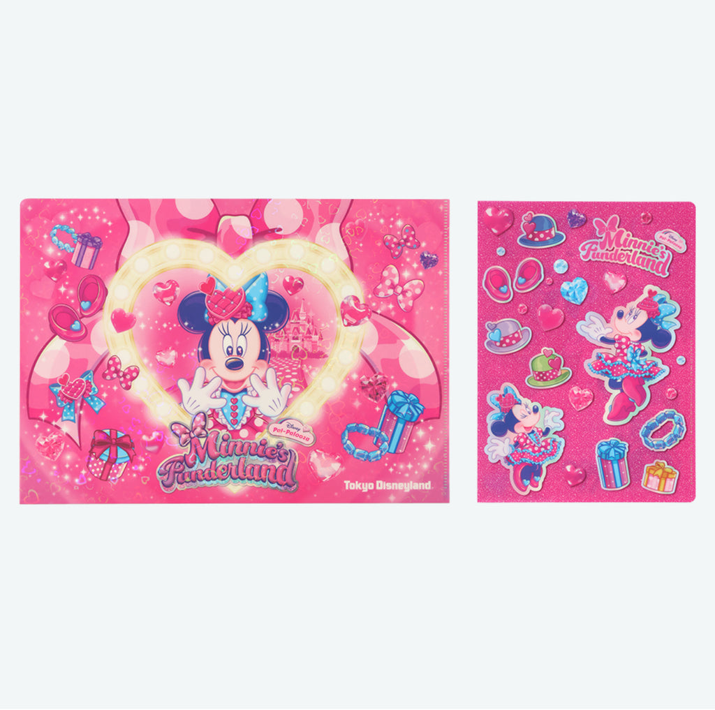 TDR - Minnie Mouse Funderland 2026 Collection x Clear Folders Set
