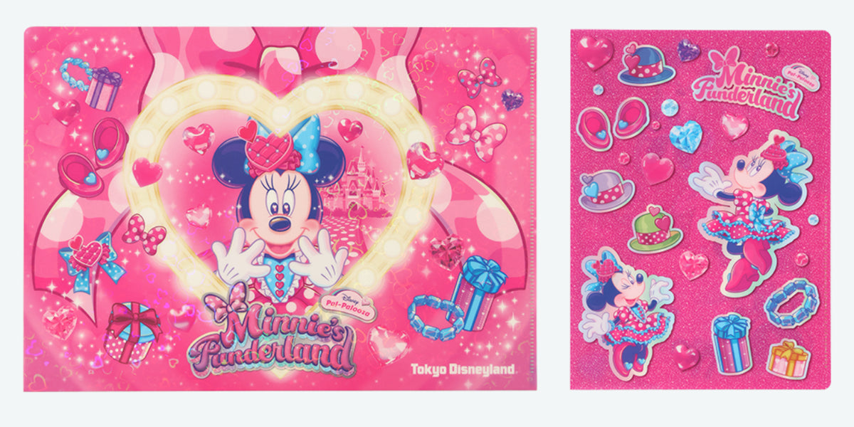 TDR - Minnie Mouse Funderland 2026 Collection x Clear Folders Set