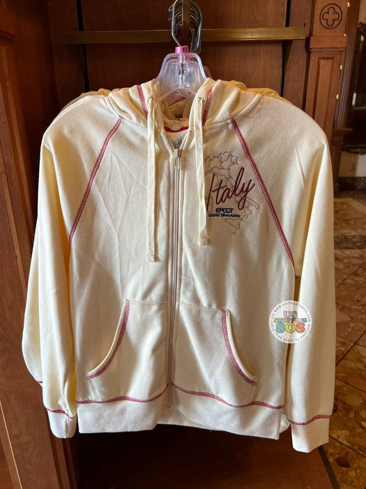WDW - Epcot World Showcase Italy - Minnie Me Time 2025 - Minnie Tea Time Butter Yellow Hoodie Jacket (Adult)