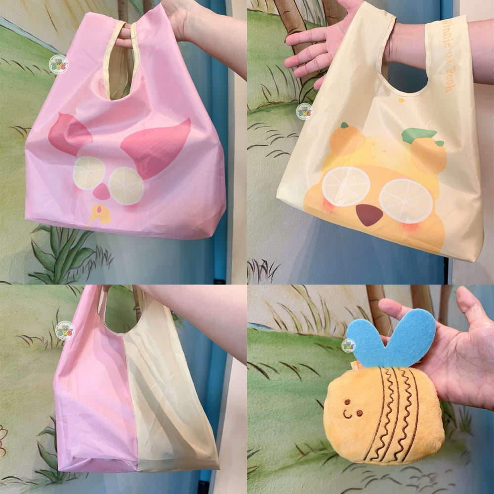 HKDL - Winnie the Pooh Lemon Honey Collection x Winnie the Pooh and Friends Foldable Eco/Shopping Bag