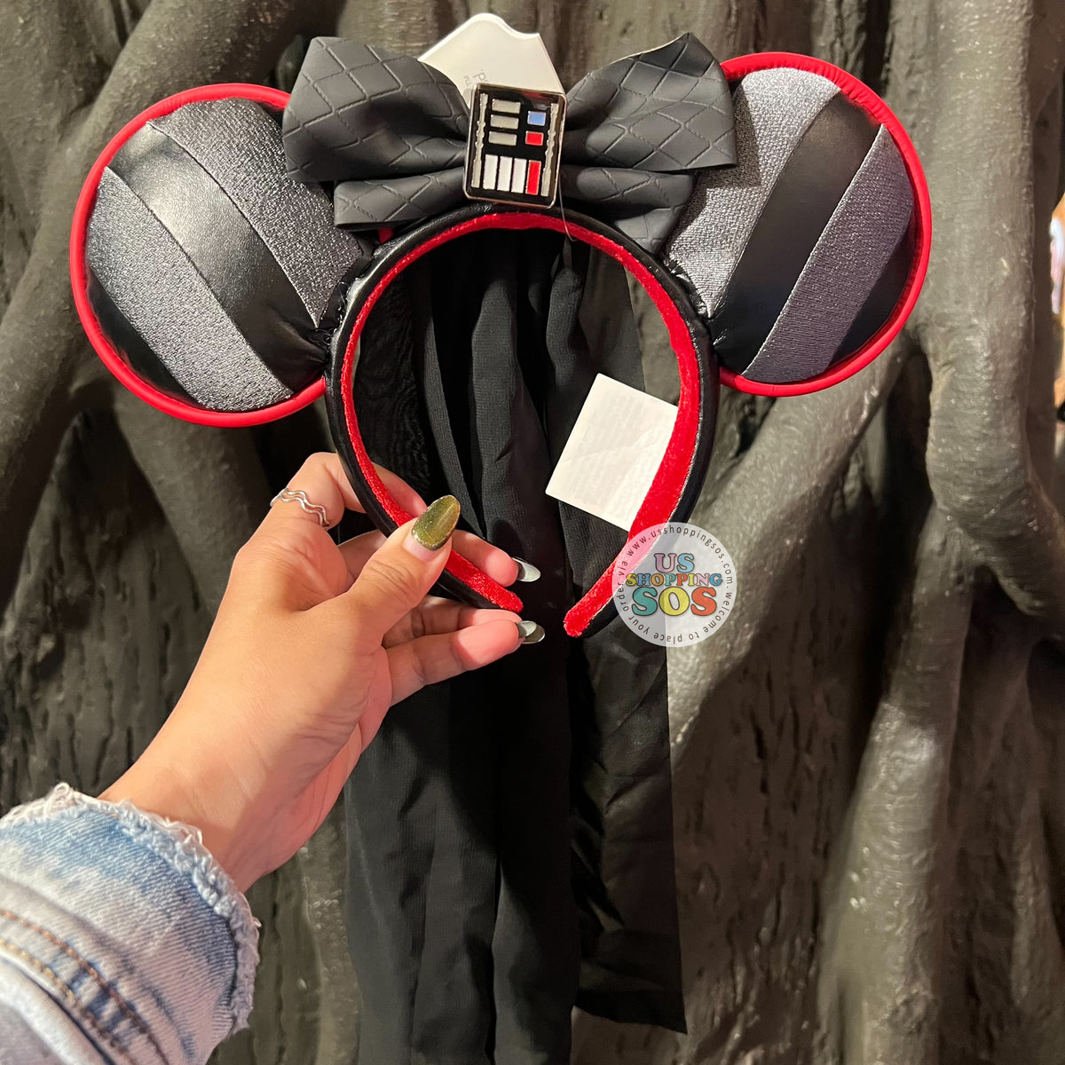 DISNEYPARKS EXCLUSIVE Star Wars Darth Vader Ears Headband DISNEY PARKS STAR WARS CHRISTMAS HOLIDAY LUKE SKYWALKER  main image 4