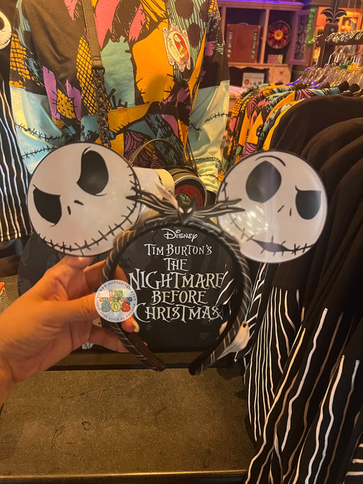 DLR/WDW - Tim Burton’s The Nightmare Before Christmas - Jack Skellington Ears Headband