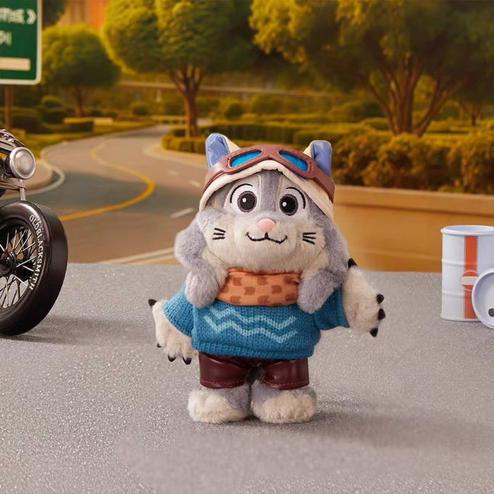 SHDS - 2026 Zootopia Cycling Collection x Pawbert Lynxley Plush Keychain (Release Date: Oct 4, 2026)