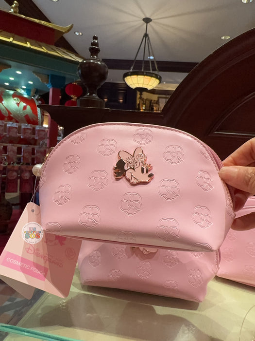 HKDL - 2026 Minnie Mouse Cherry Blossom Sakura Collection x Cosmetic Pouch