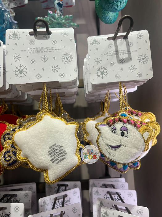 DLR/WDW - Beauty and the Beast - Mrs. Potts Beaded Bling Bling Ornament