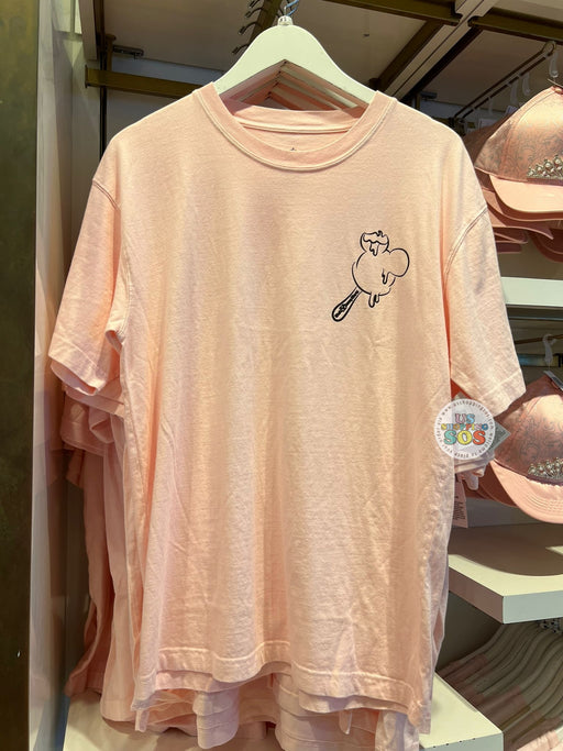 DLR/WDW - Mickey Ice Cream Bar Park Logo Baby Pink Graphic T-Shirt (Adult)