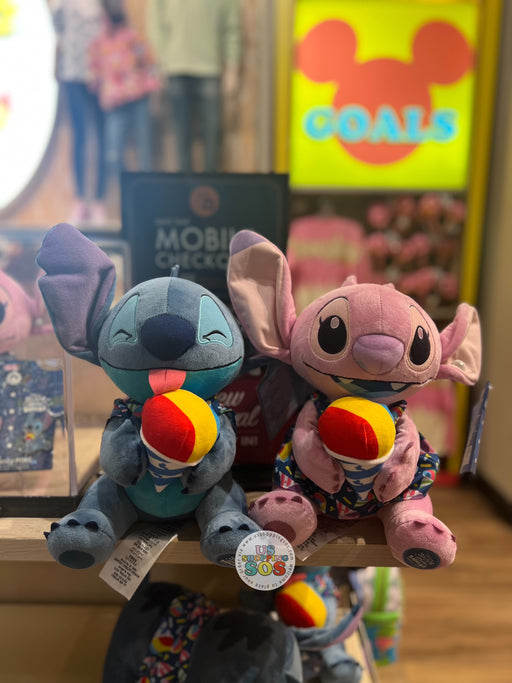 DLR/WDW - Stitch Attacks Snacks Limited Released Plush Toy - 7/12 Shaved Ice 🍧