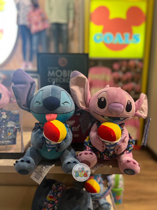 DLR/WDW - Stitch Attacks Snacks Limited Released Plush Toy - 7/12 Shaved Ice 🍧