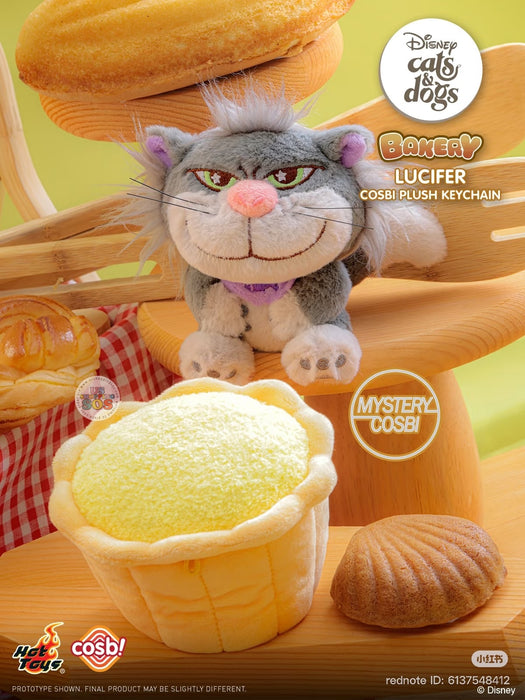 Hot Toy Cosbi - Disney Cats & Dogs Bakery Cosbi Plush Keychain Blind Box (Release Date: Jun 5, 2026)