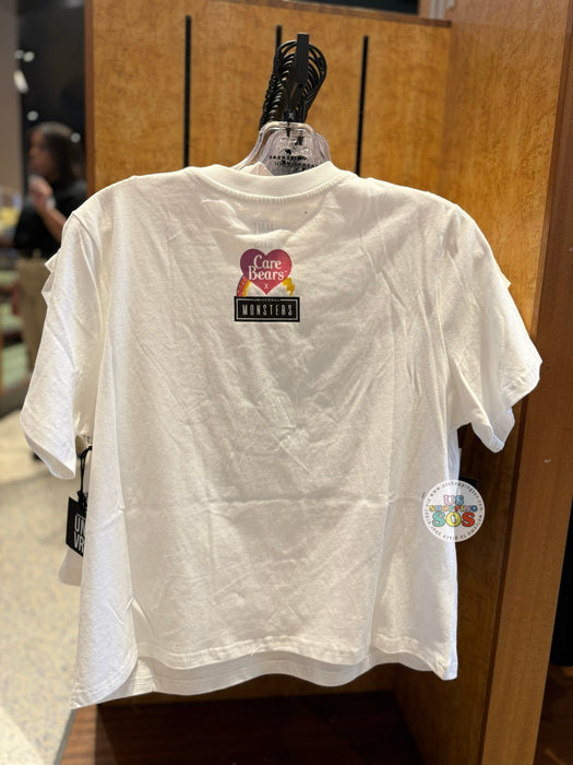 Universal Studios - Care Bears x Universal Monsters - Grumpy Bear as Frankenstein White T-shirt (Adult)