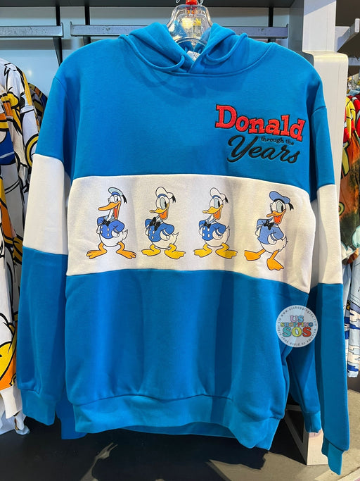 DLR/WDW - Donald Duck 90th Anniversary - Donald Through the Years Hoodie Pullover (Adult)