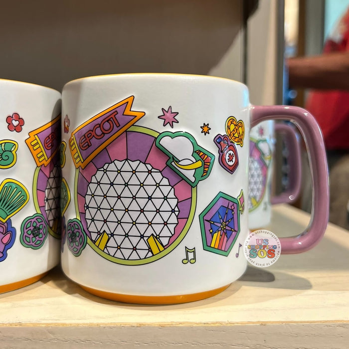 WDW - Starbucks Neon Iconography - “Epcot” Ceramic Mug 14oz
