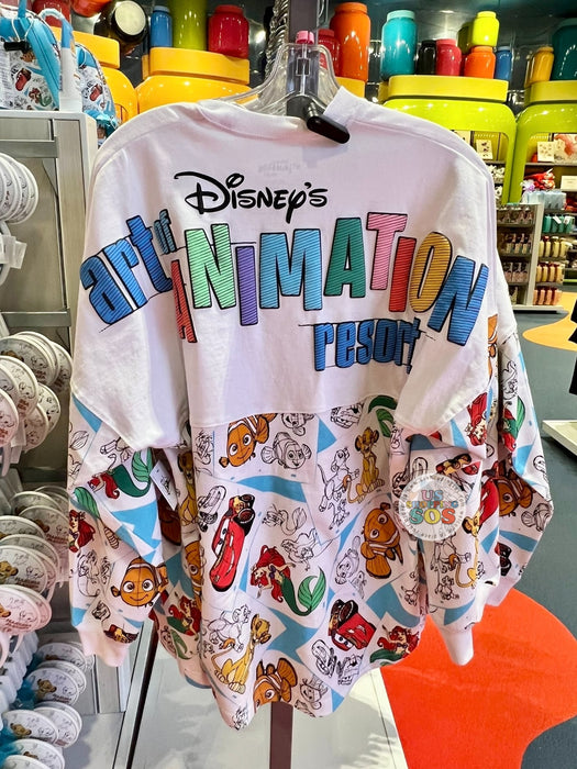 WDW - Disney’s Art of Animation Resort - Spirit Jersey Animation Sketch White Pullover (Adult)