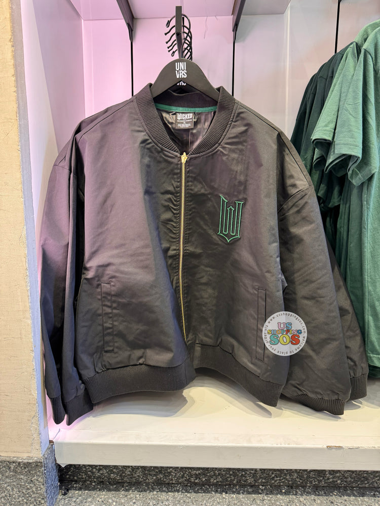 Universal Studios - Wicked - Logo Black Baseball Jacket (Adult)