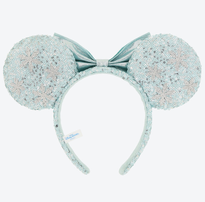 TDR - Fantasy Springs Anna & Elsa Frozen Journey Collection x Elsa Sequin Ear Headband