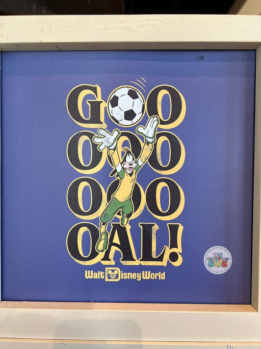 DLR/WDW - Goofy Gooooooooal! Park Logo Deep Blue Graphic Tee (Adult)